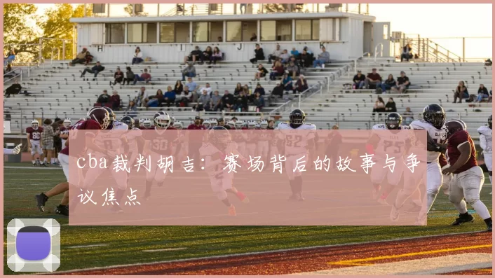 cba裁判胡吉：赛场背后的故事与争议焦点